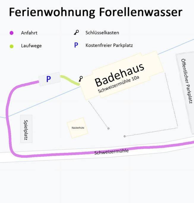 Forellenwasser Rosenthal-Bielatal Buitenkant foto